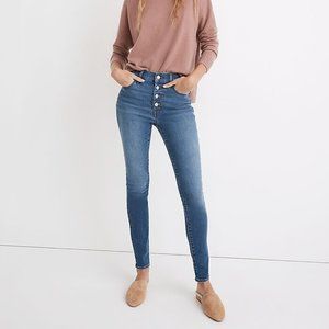 NWT Madewell - Size 31 Tall Mid-Rise Skinny Jeans
